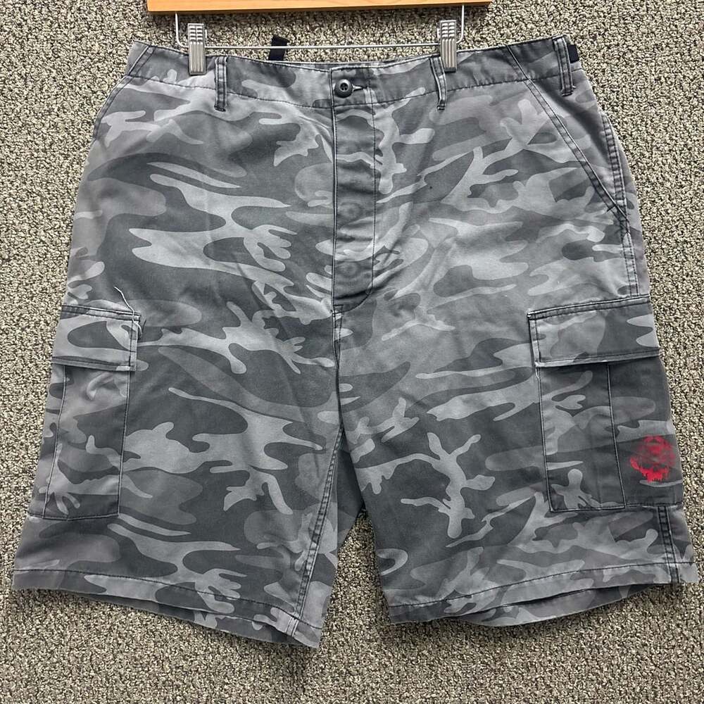 Rothco Camo Cargo Shorts Size X-Large Regular Grey Black
